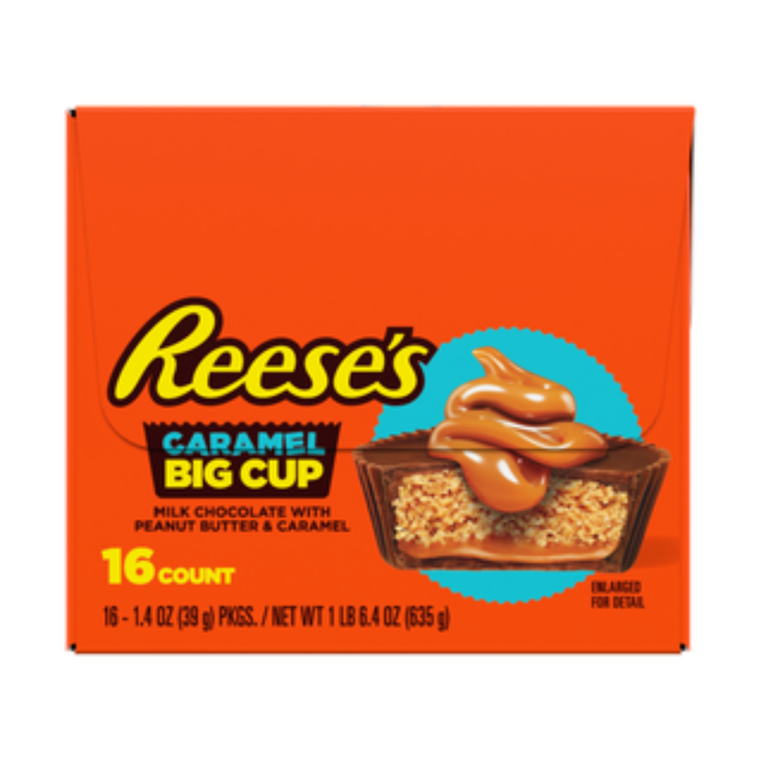 Reeses peanut butter big cup w caramel 16ct