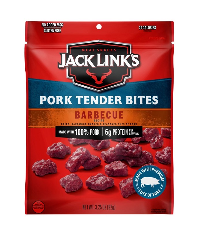 Jack links bbq pork tender bites 3.25oz