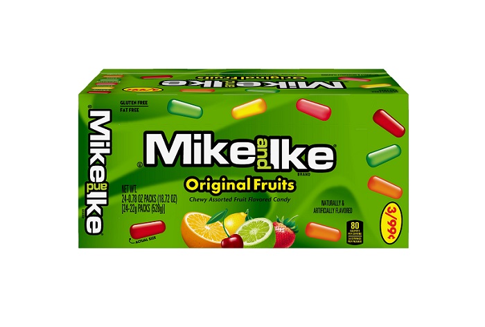 Mike & ike original fruit 3/$.99 24ct 0.78oz