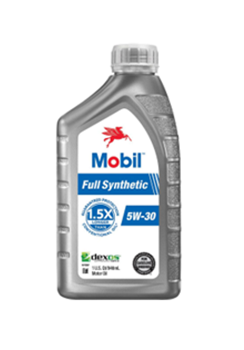 Mobil sae 5w30 full synthetic 6ct 1qt