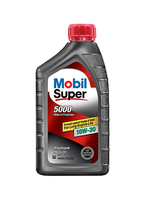 Mobil motor oil 10w30 super 6ct 1qt