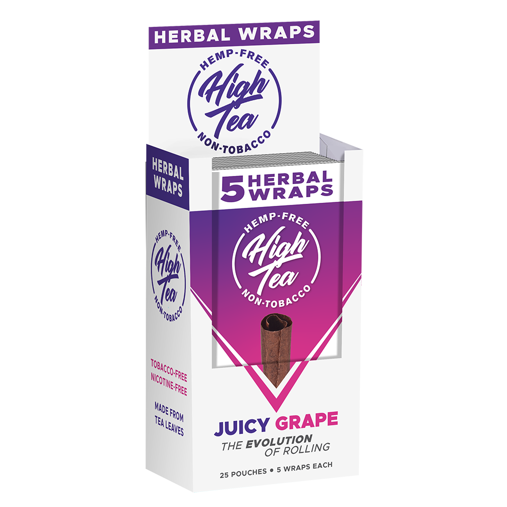 High tea herbal wraps juicy grape 25/5 ct