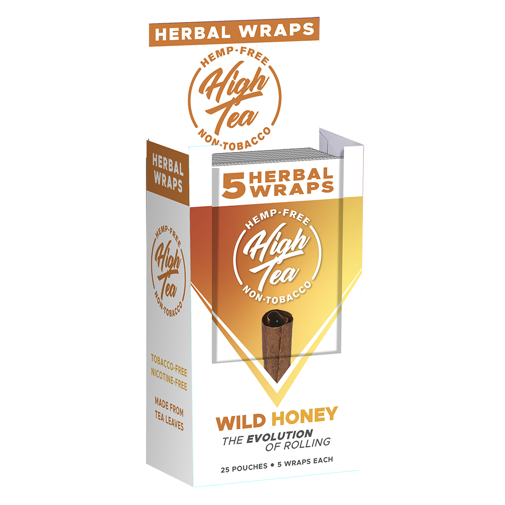 High tea herbal wraps wild honey 25/5 ct