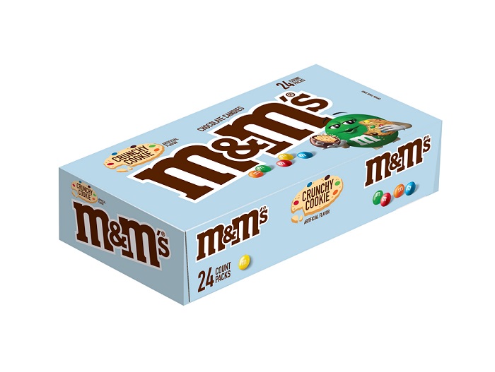 M&m milk chocolate crunchy cookie 24ct