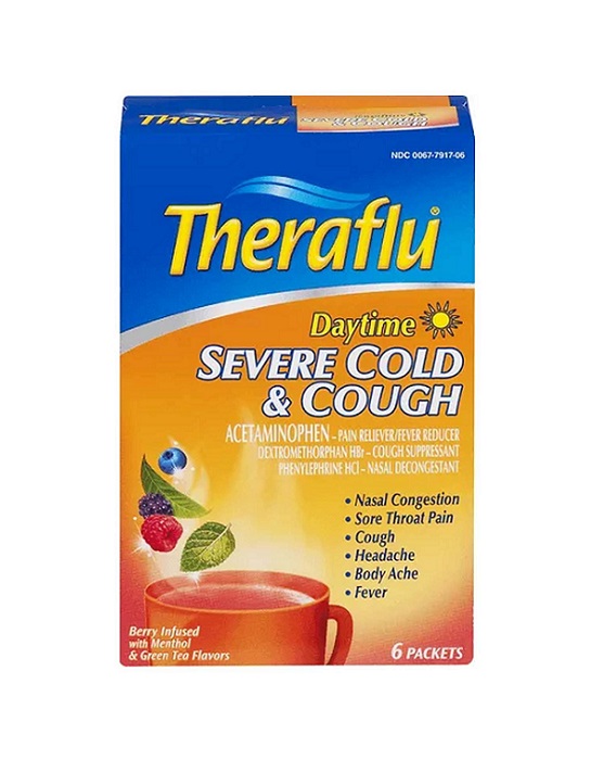 Thera flu daytime sevre cold & cough 6ct