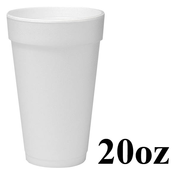 Convermex foam cup 500ct 20oz