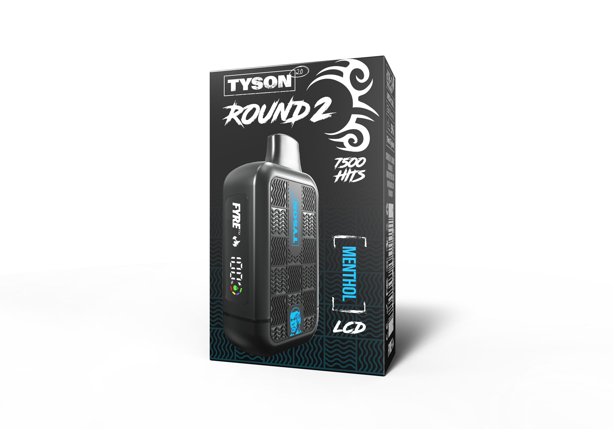 Tyson 2.0 menthol disposable 7500 10ct