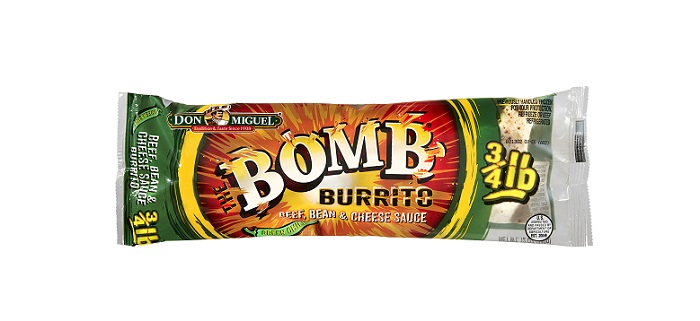 Don miguel beef&bean green chile burrito 12oz