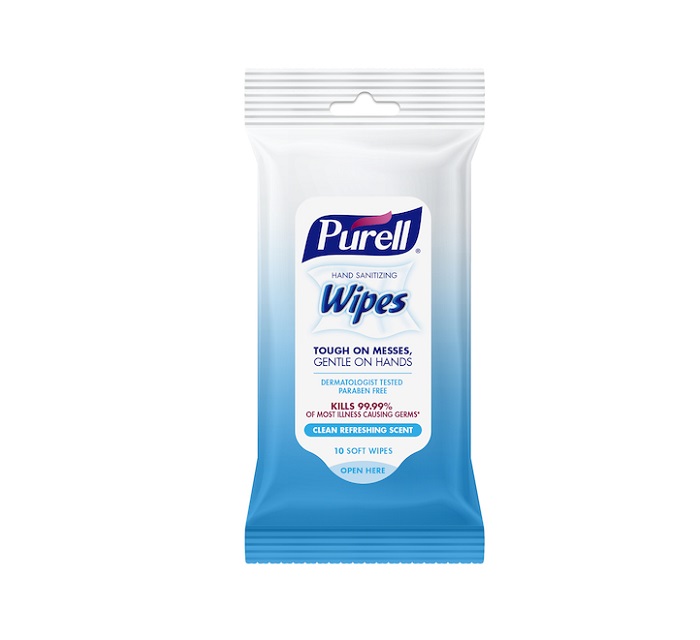 Purell hand sanitizing wipes 10ct