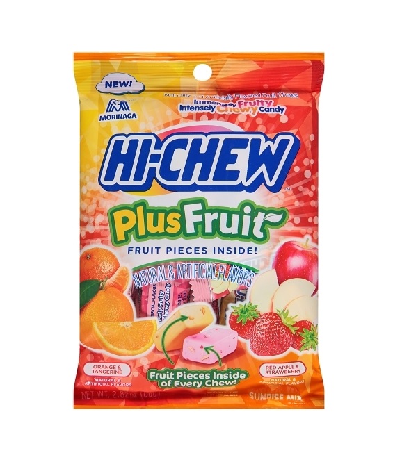 Hi-chew fruit plus frt chews h/b 2.82oz