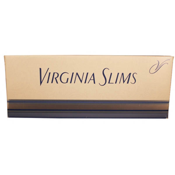 Virginia slim silver box