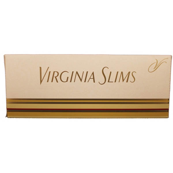 Virginia slim gold box