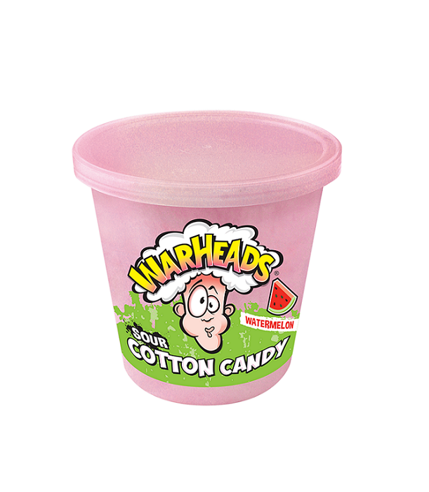 Warheads watermelon cotton candy 1.5oz