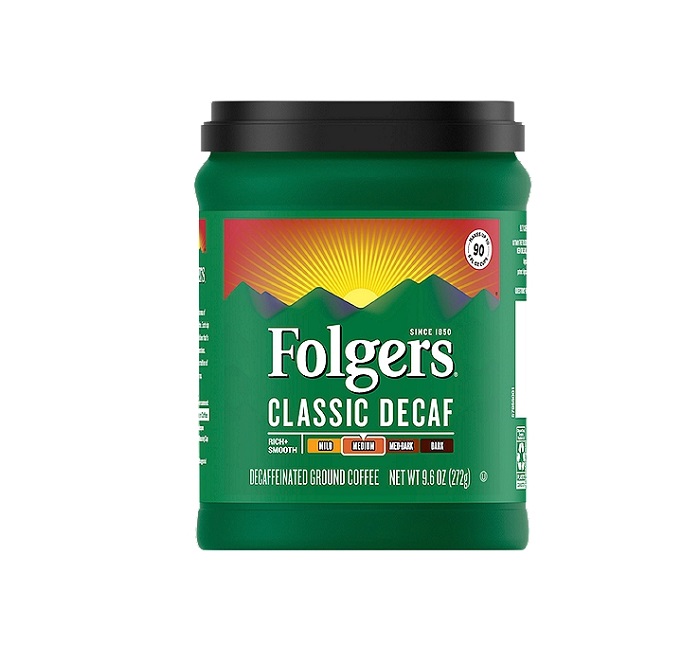Folger classic decaf coffee 9.6oz