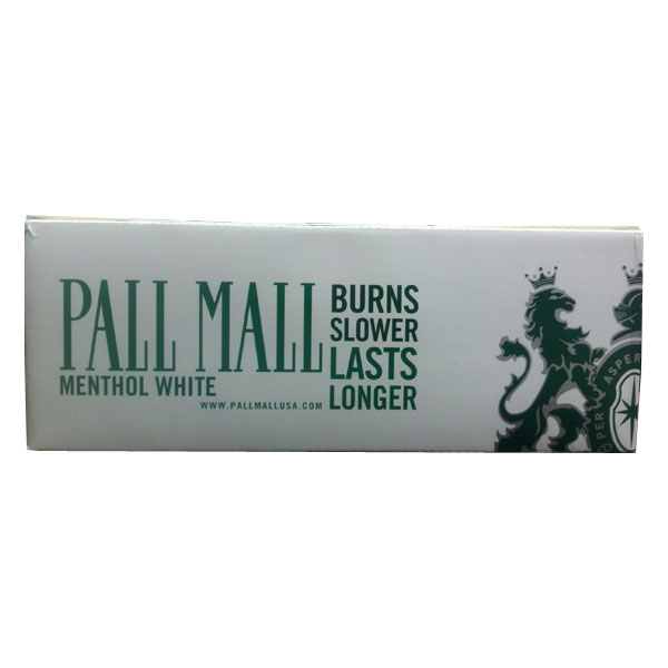 Pallmall menthol white 100 box