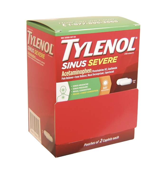 Tylenol sinus severe 25/2ct