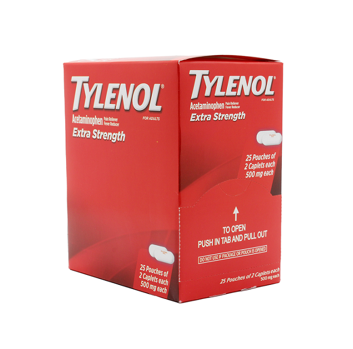 Tylenol extra strength 25/2ct