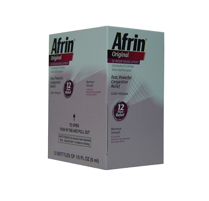Afrin original nasal spray 12ct 6ml