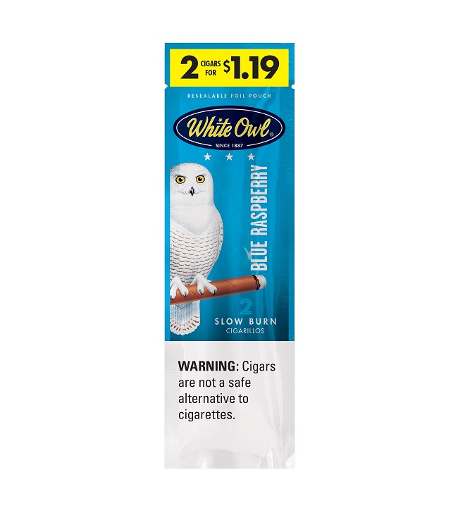 White owl blue raspberry 2/$1.19 f.p 30/2pk