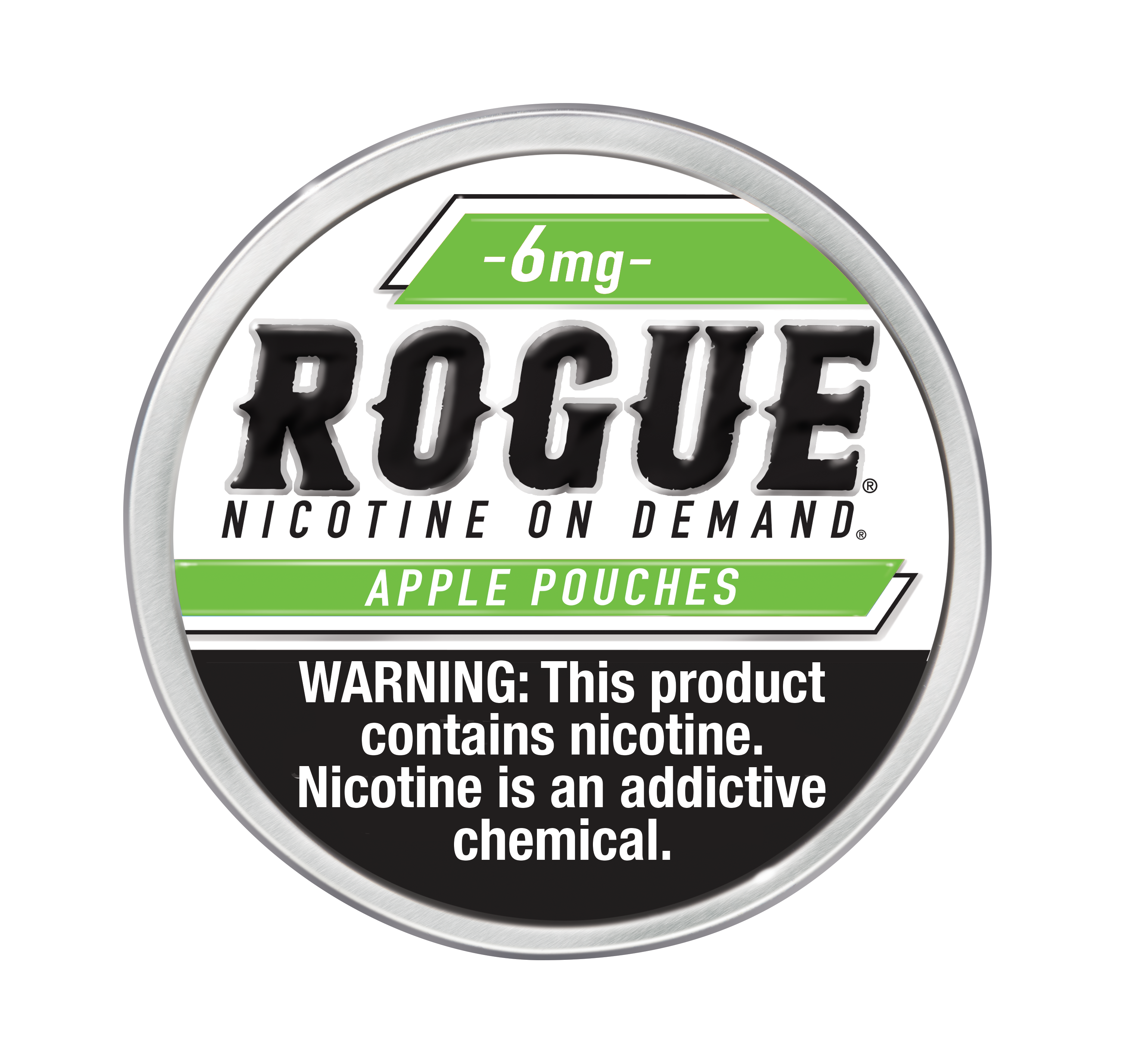 Rogue apple nicotine pouch 6mg 5ct