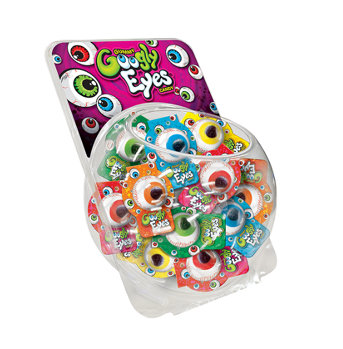 Gummy googly eyes candy eyeballs 50ct 0.49oz