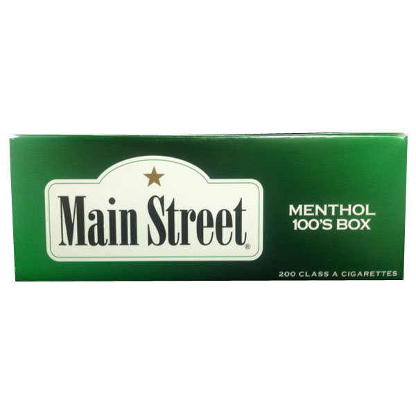 Main street menthol 100 box