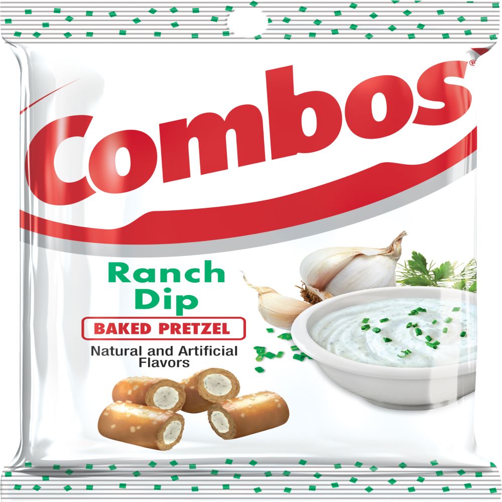 Combos ranch dip pretzels 6.3oz