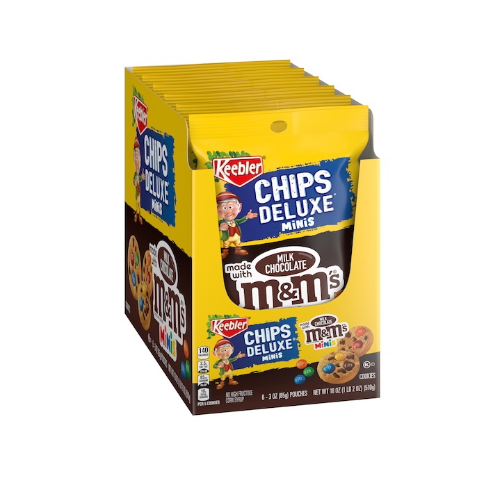 Kee chips deluxe & m&m mini 6ct