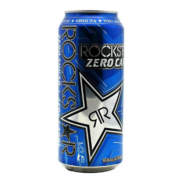 ROCKSTAR BLUE ZERO CARB 16oz 24ct - Energy Drinks - Drinks - Texas Wholesale