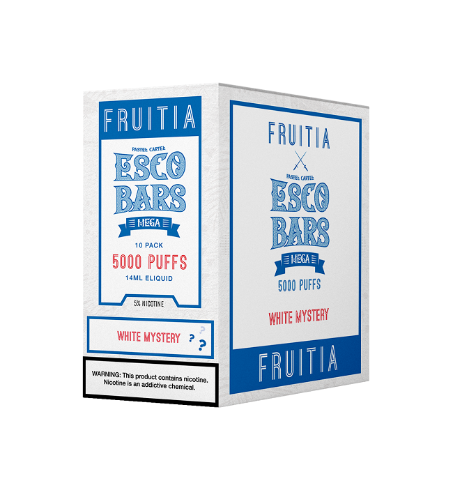 Esco bars wht mystery fruitia 5000 disposable 10ct