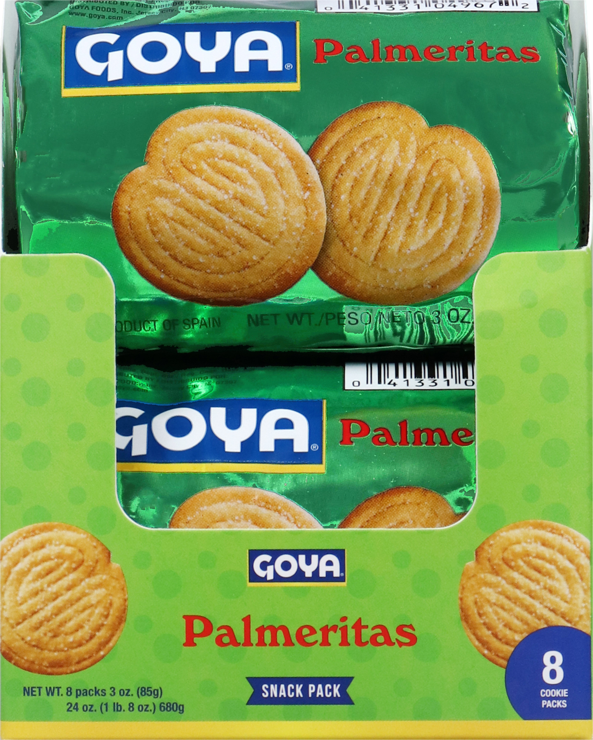 Goya palmeritas cookies cookies 3oz