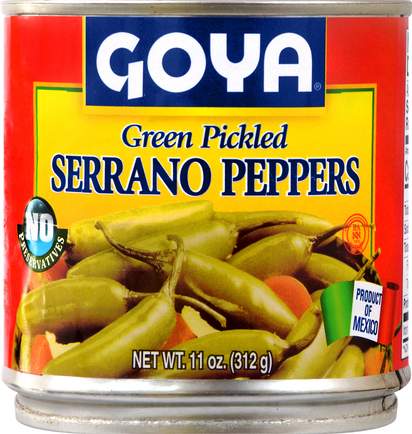 Goya whole serrano peppers 11oz