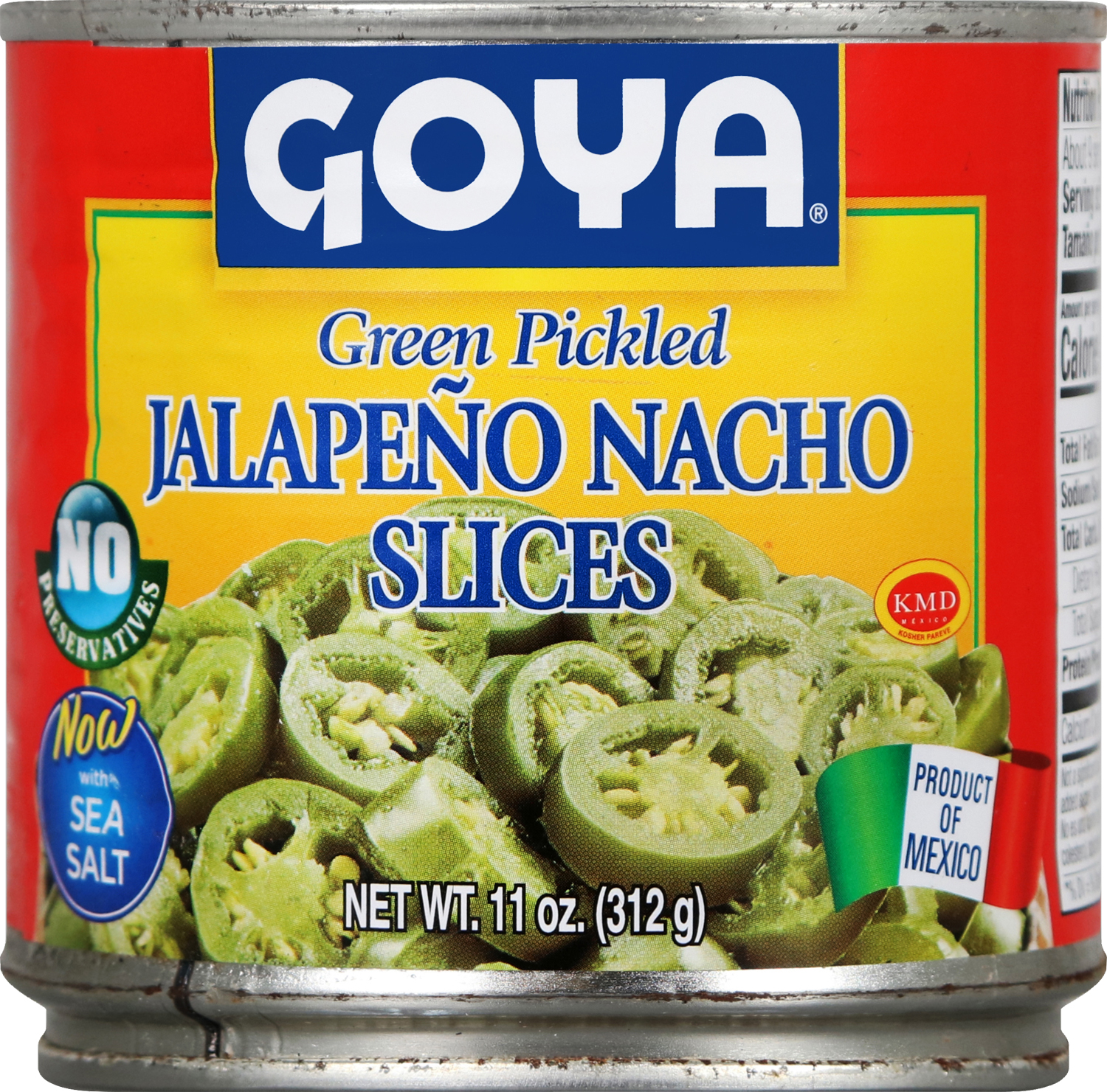 Goya nacho slices jalapeno peppers 11oz