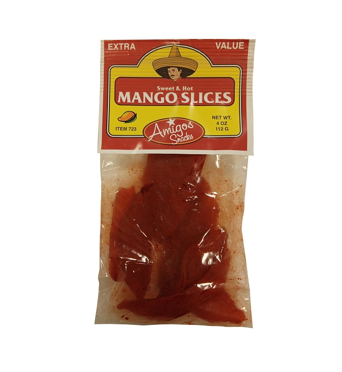 Amigos sweet & hot mango slices 4oz