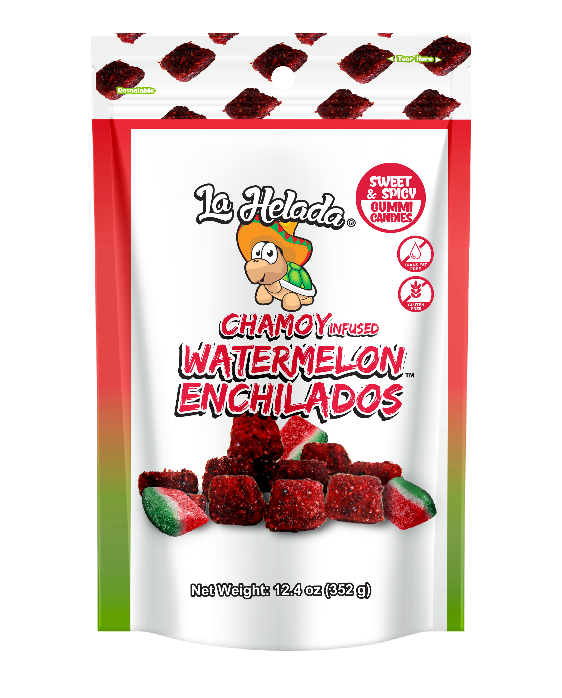 La helada gummy watermelon enchilados 12.4oz