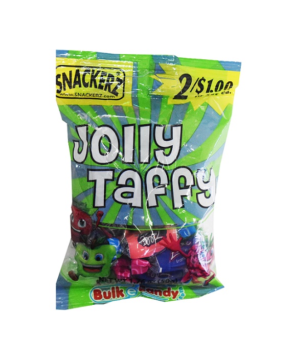 Snackerz 2/$1 jolly taffy 12ct 1.76oz