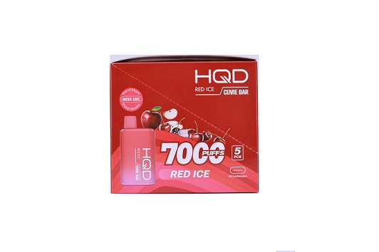 Hqd red ice vape disposible 5ct