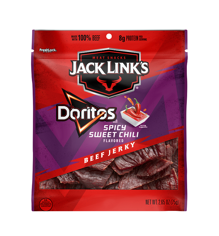 Jack links doritos sweet spicy chili jerky 2.65oz