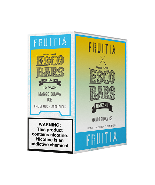 Esco bars mango guava fruitia 2500 disposable 10ct