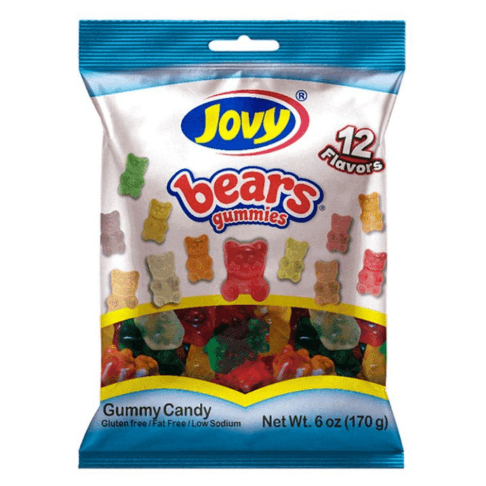 Jovy peg gummy bears 6oz