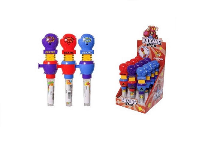 7s telescopic fist toy candy 12ct