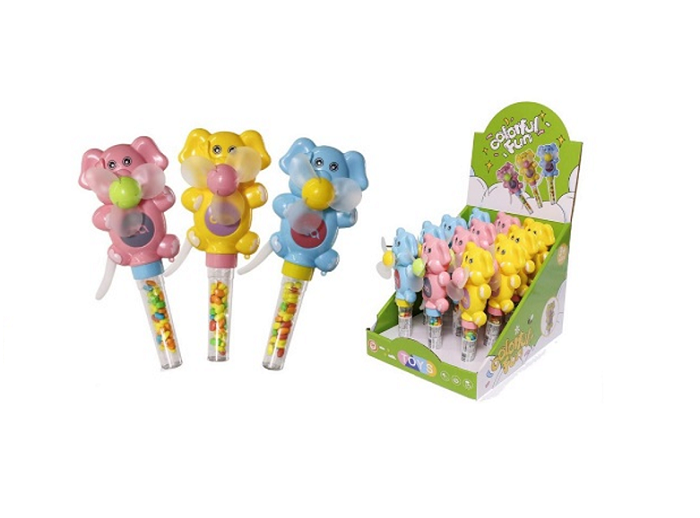 7s elephant fan toy candy 12ct
