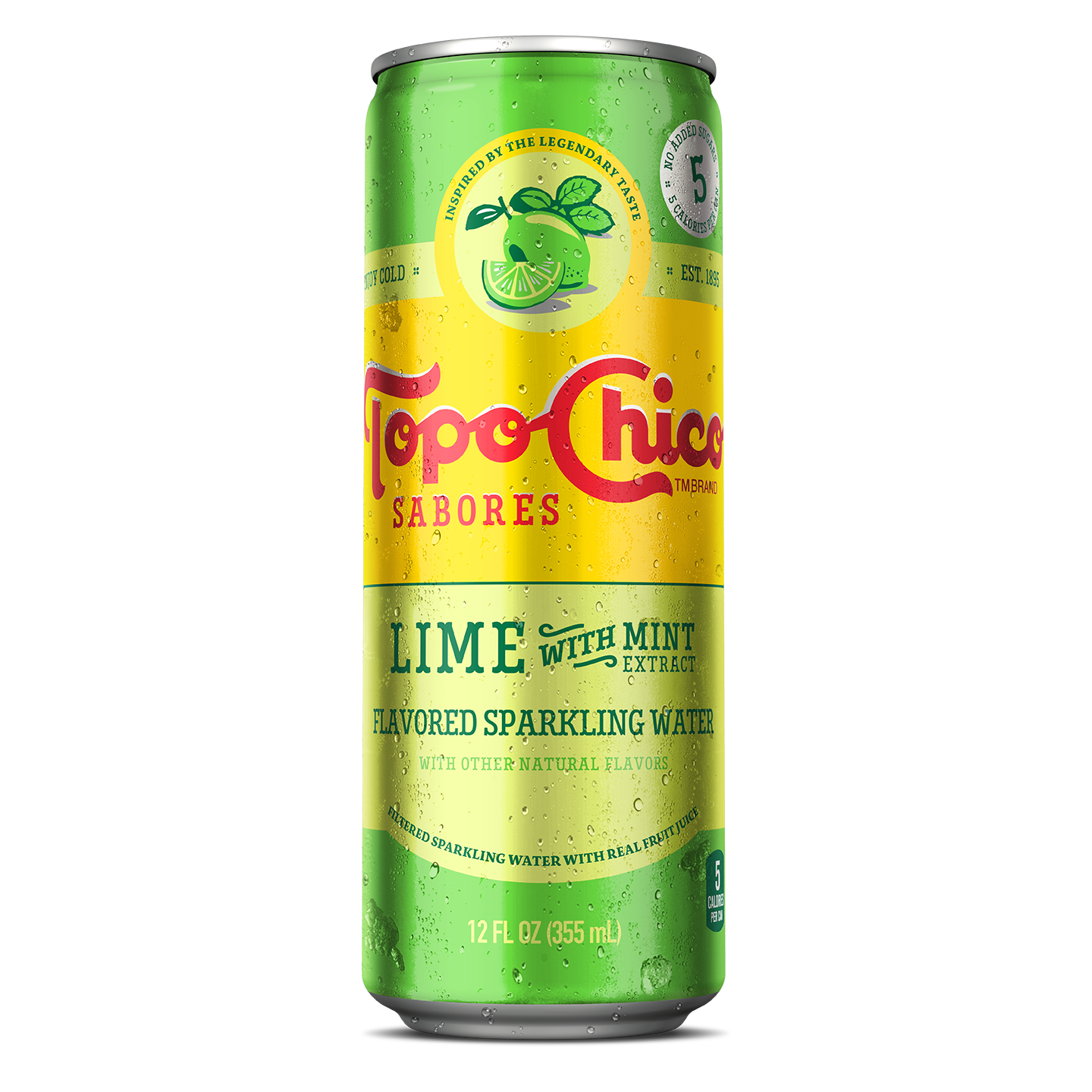 Topochico sabores lime with mint can 24ct 12oz