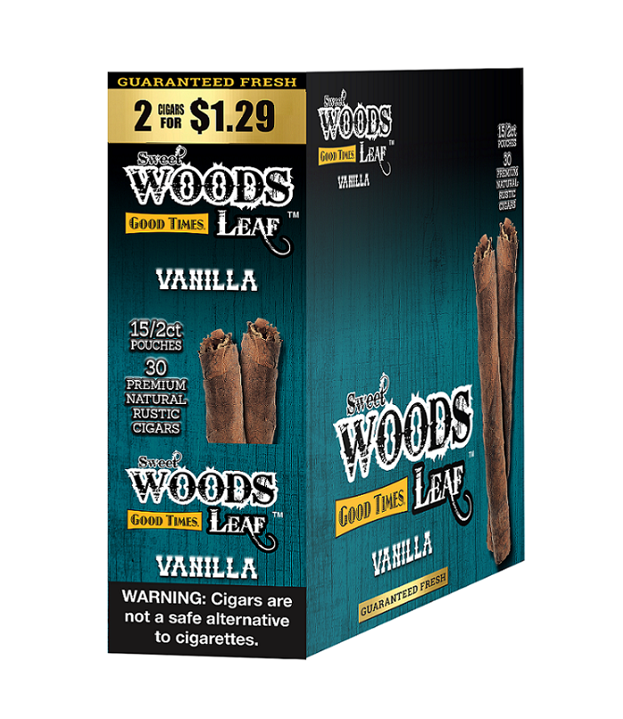 Sweet wood leaf vanila 2/$1.29 15/2pk ltd ed