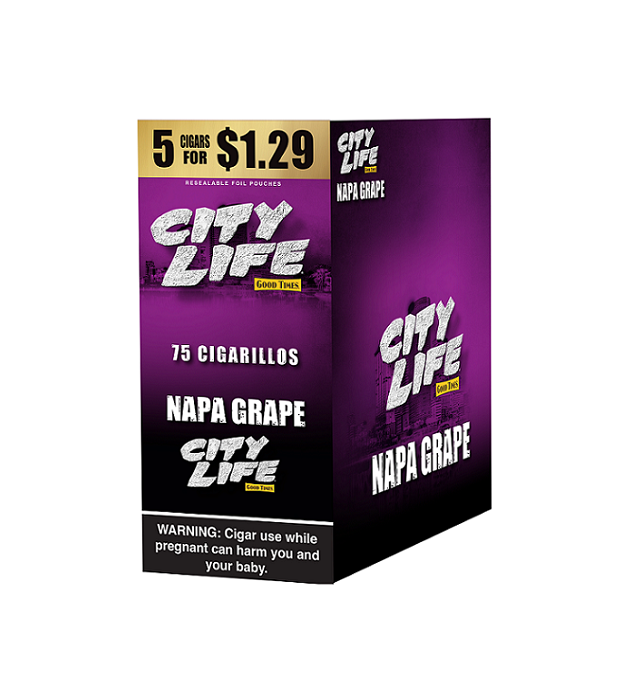 City life napa grape 5/$1.29 15/5ct