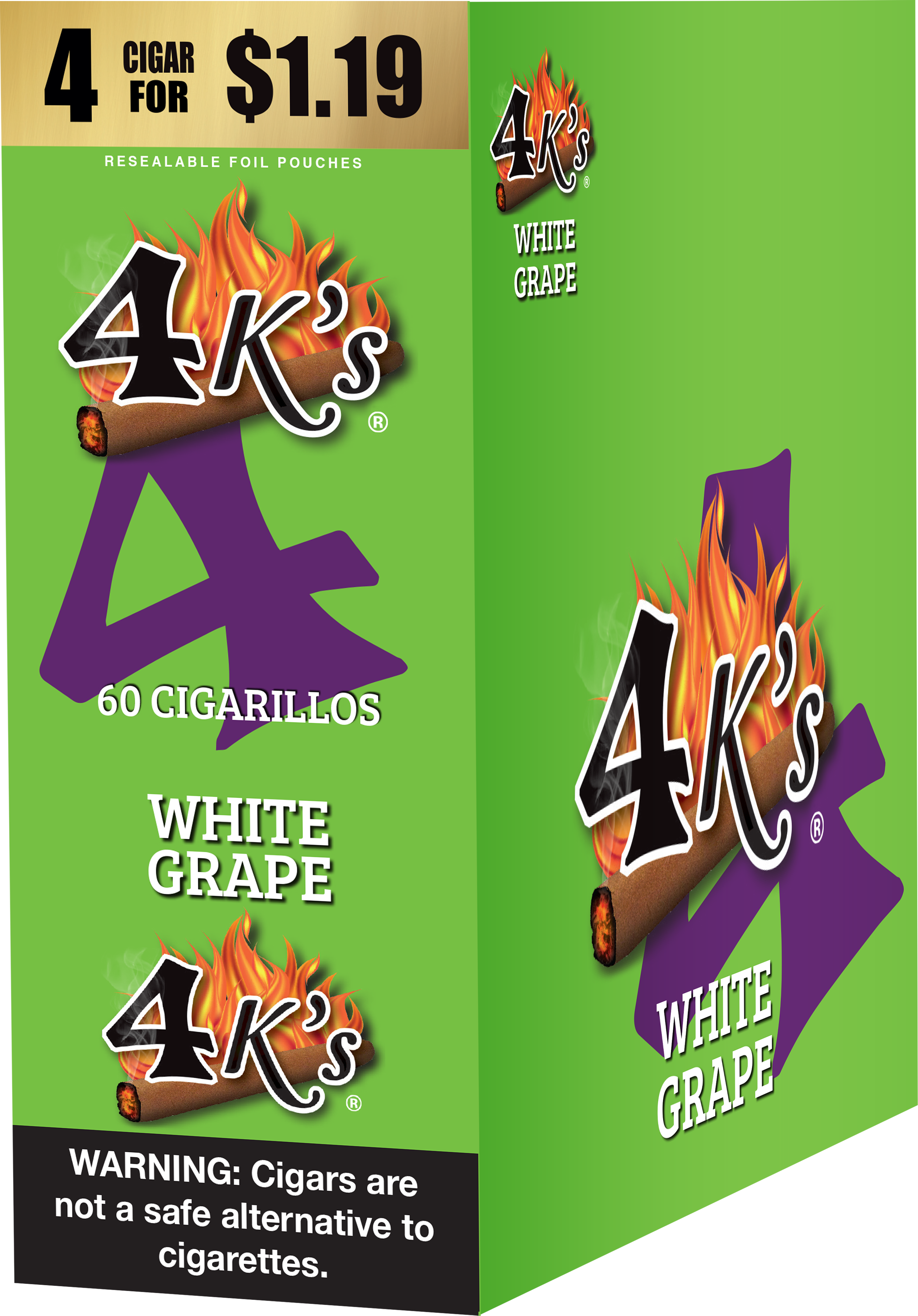 4kings white grape 4/$1.19 f.p. 15/4pk