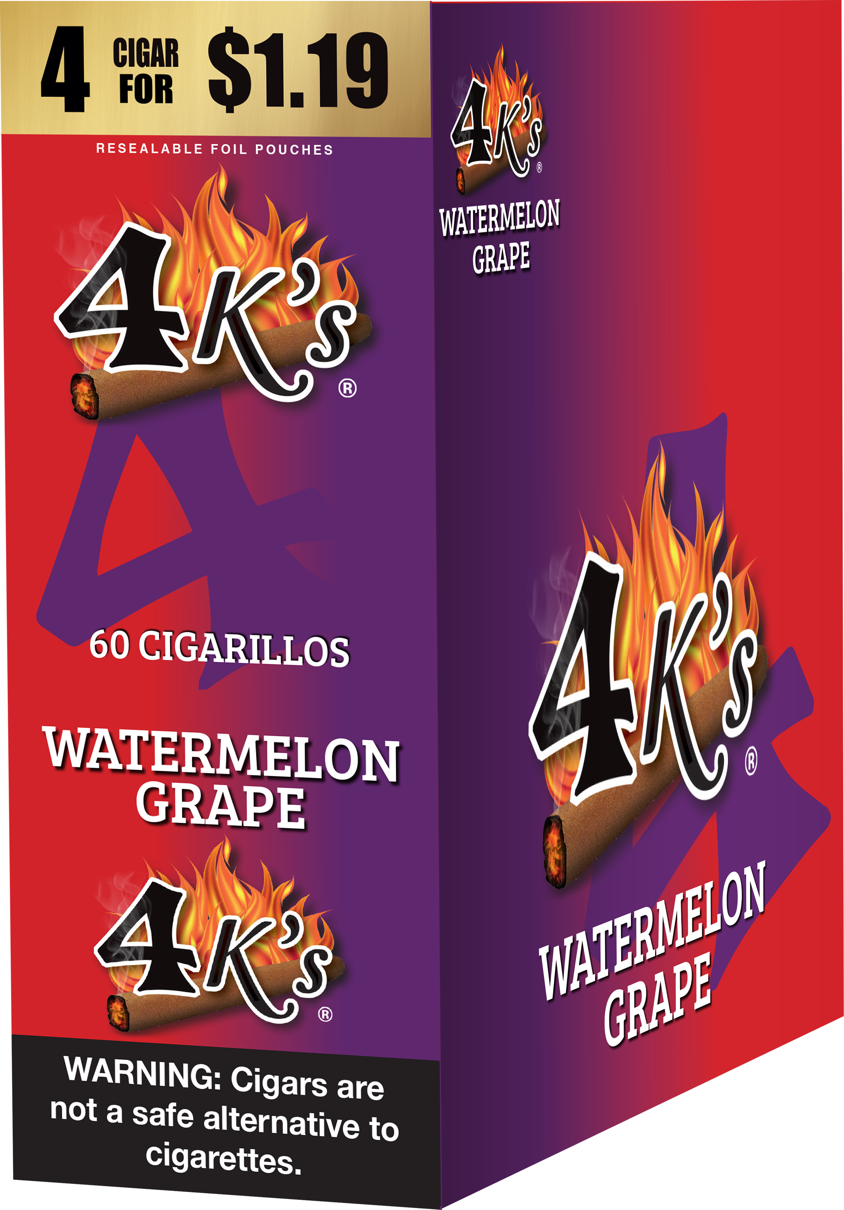 4kings watermelon grape 4/$1.19 f.p. 15/4pk