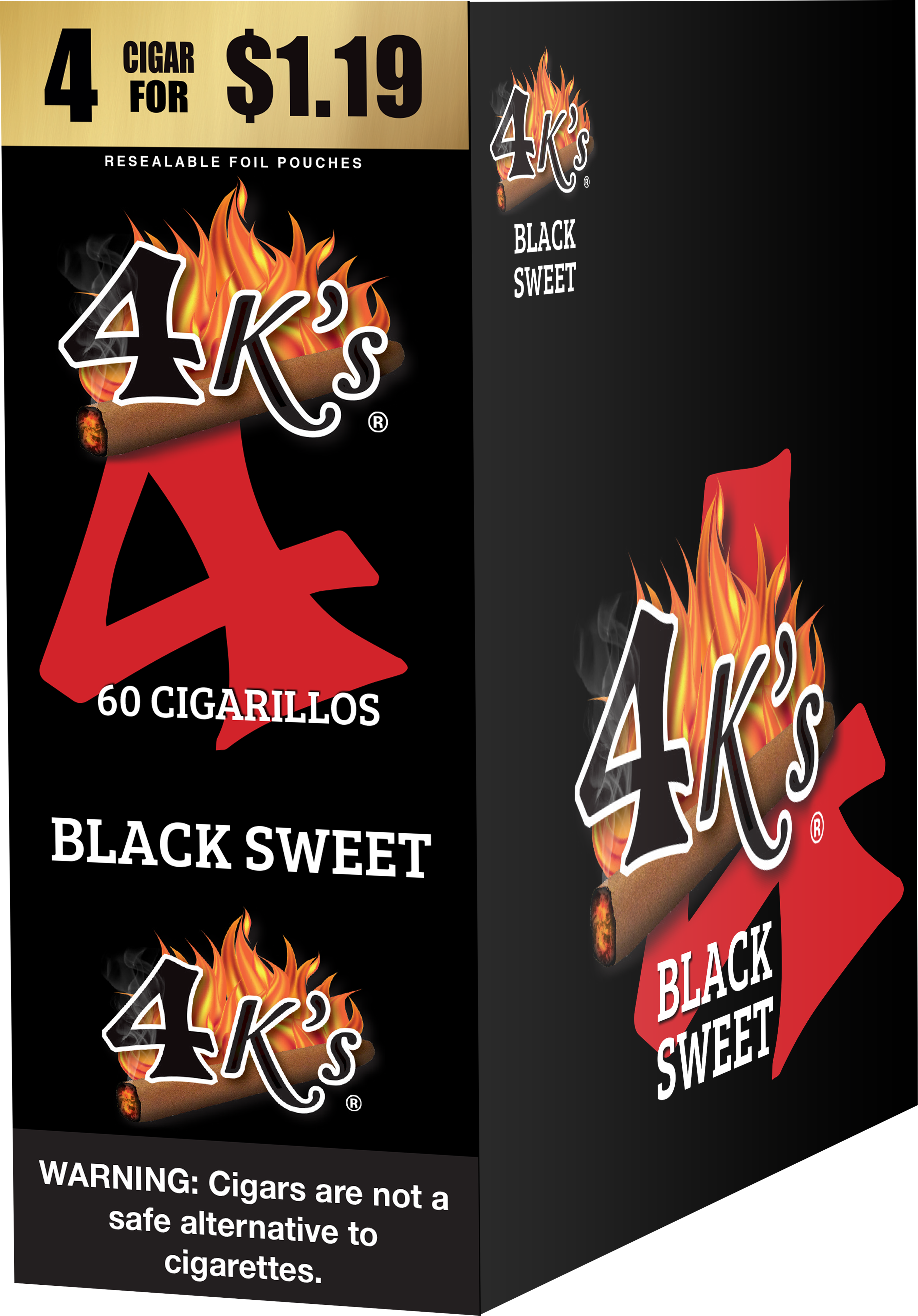 4kings black sweets 4/$1.19 f.p. 15/4pk
