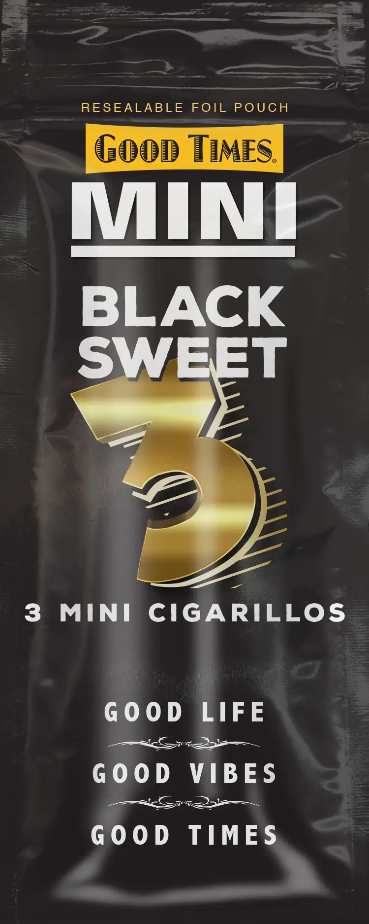 Good times black sweet mini 3/$1.19  f.p. 15/3pk