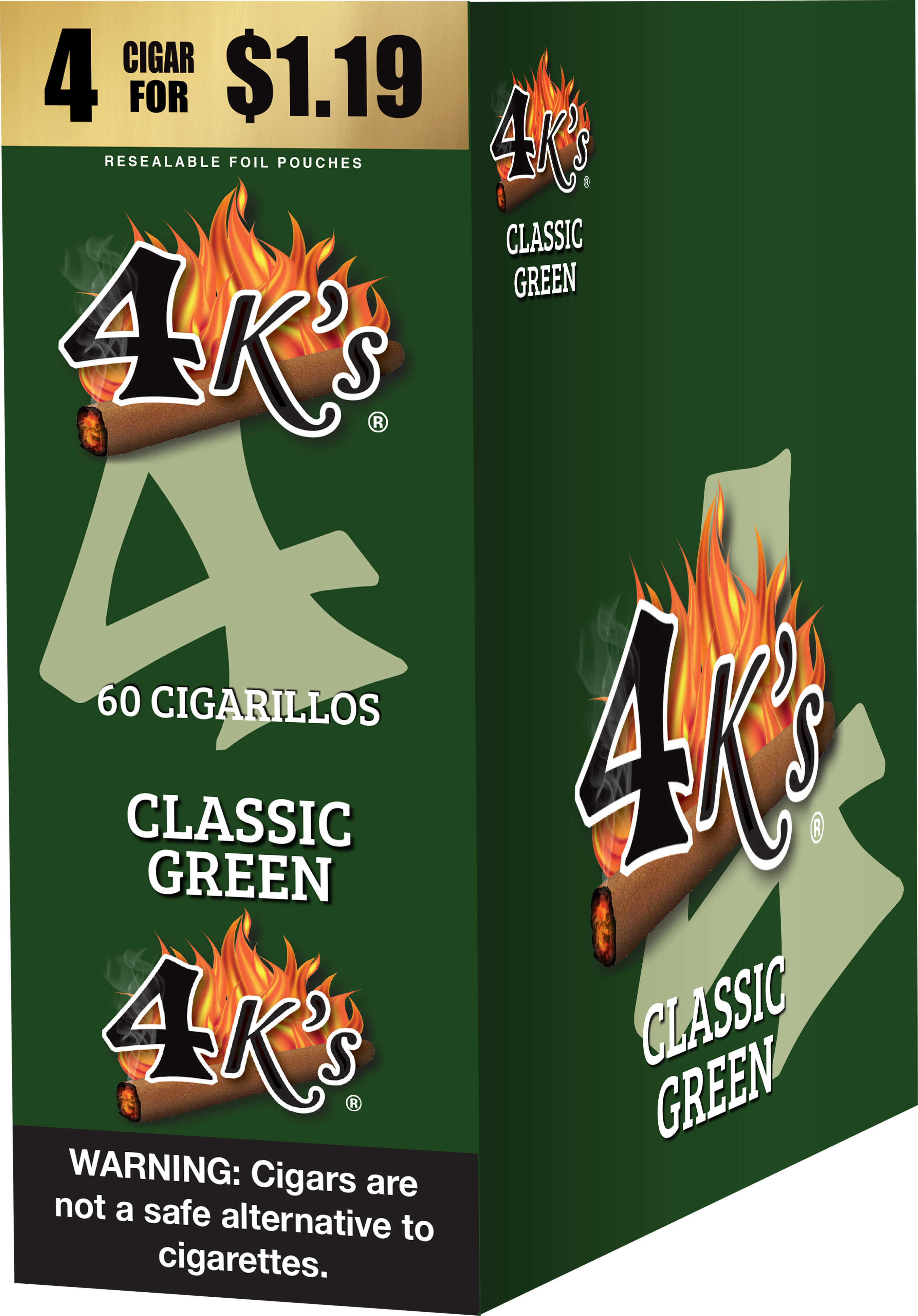 4kings classic green 4/$1.19 f.p. 15/4pk